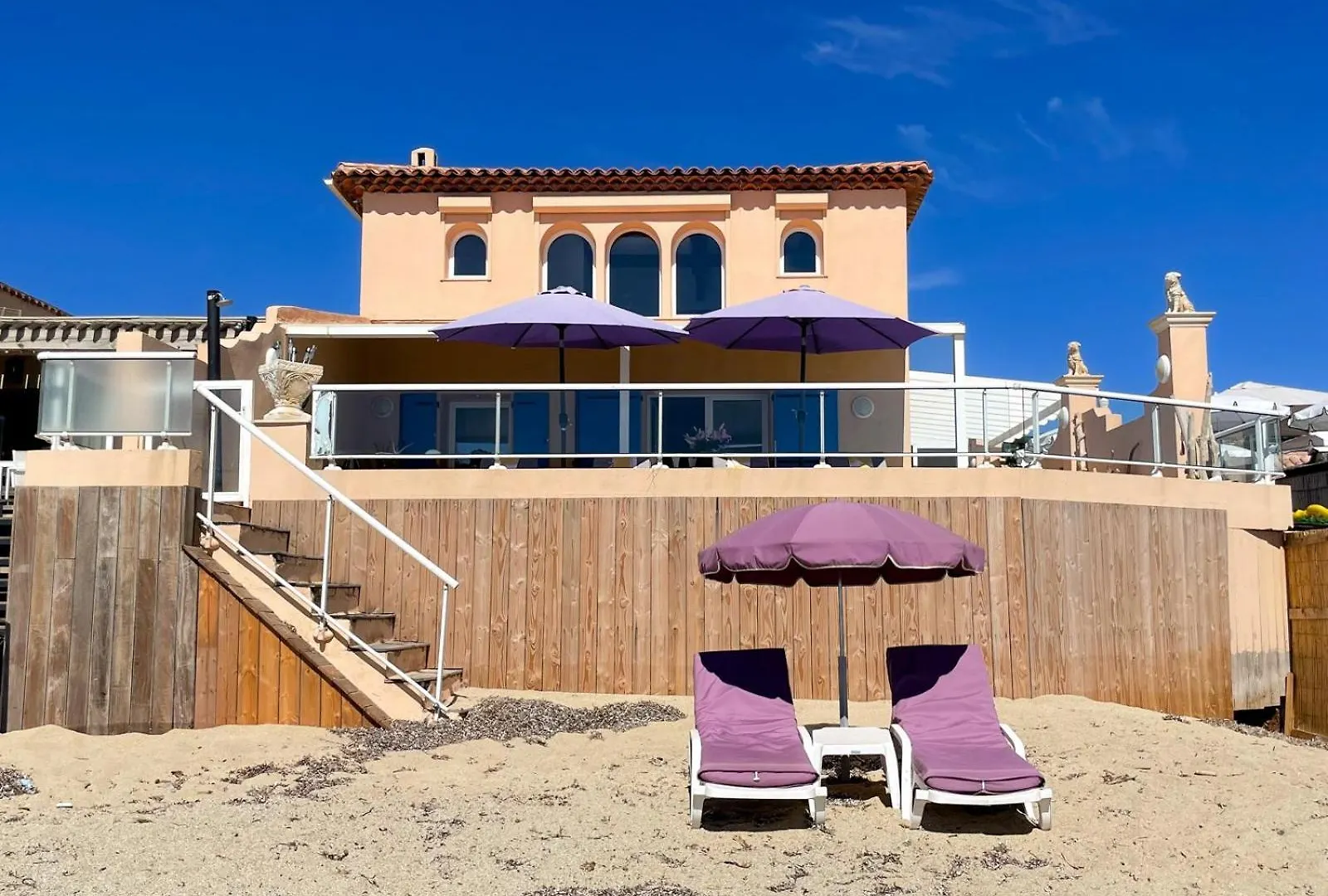 Villa Sur La Plage Sainte Maxime Franciaország